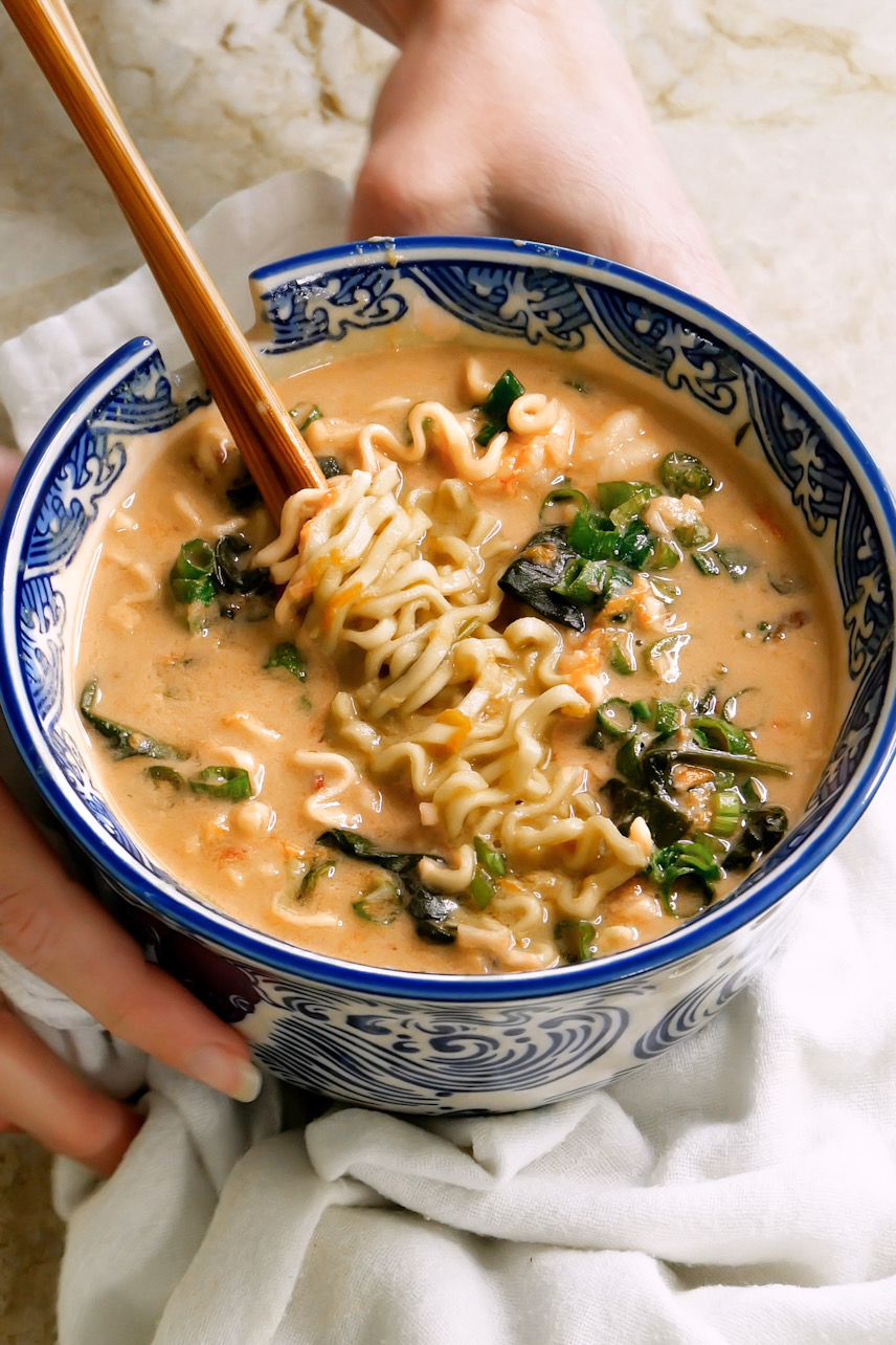 Vegan Hot Pot (creamy miso broth)